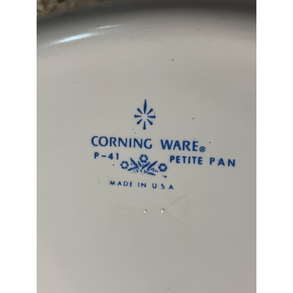 Corning Ware Petite P-41 Blue Cornflower Design Baking Dish - Picture 2 of 14